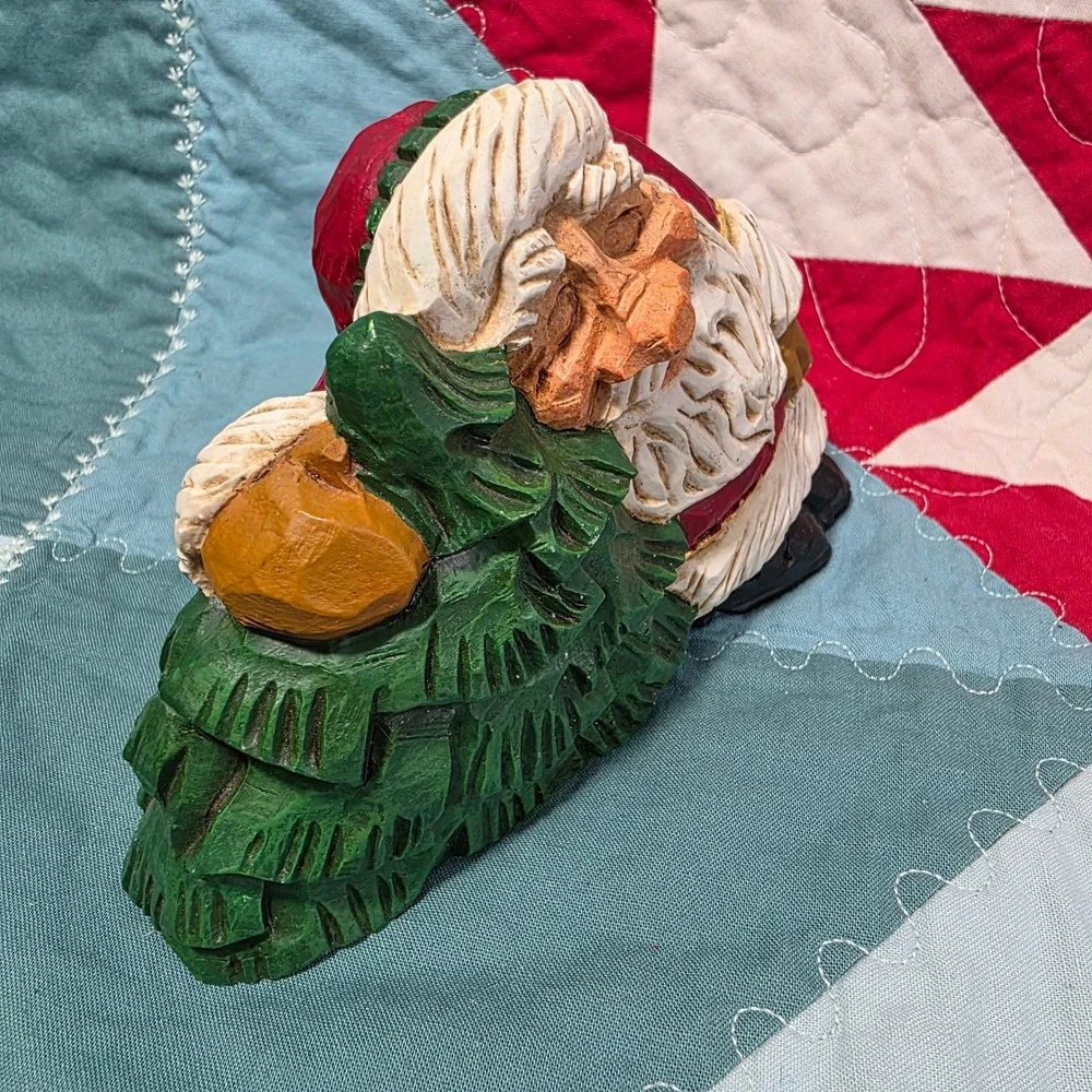 David Frykman Portfolio Santa‎ with Christmas Tree DF 1014 1997 Holiday Figurine